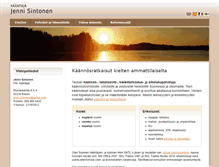 Tablet Screenshot of jennisintonen.com